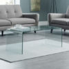 Acelynn Bent Glass Coffee Table