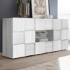 Aspen Wooden Sideboard In Eucalyptus Oak With 2 Doors 2 Drawers