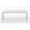 Carolie Wooden Coffee Table In White High Gloss