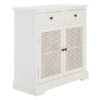 Heritox Wooden 2 Doors 2 Drawers Sideboard In Antique White