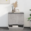 Hestia Wooden Sideboard With 2 Doors In Concrete Effect