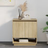 Hestia Wooden Sideboard With 2 Doors In Sonoma Oak