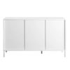 Sheffield High Gloss 3 Doors Sideboard In White