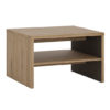 Sholka Wooden Coffee Table In Oak With Undershelf