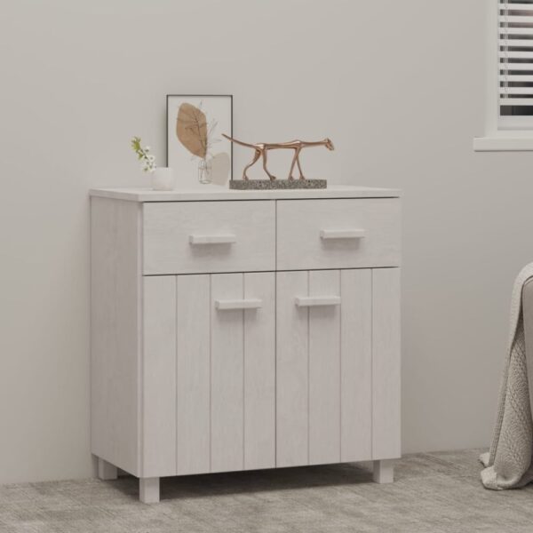 Hull Wooden Sideboard With 2 Doors 2 Drawers In White