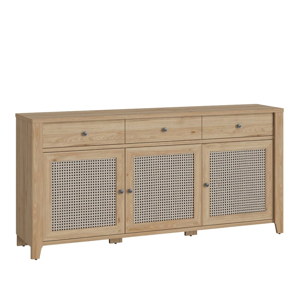 Cicero Wooden Sideboard With 3 Doors 3 Drawers In Oak