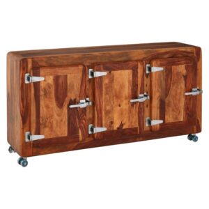 Merova Wooden Sideboard With 3 Doors In Brown