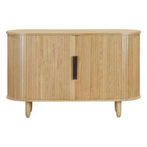 Vevey Wooden Sideboard With 2 Doors In Natural Oak