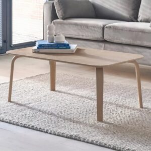 Kanata Wooden Coffee Table Rectangular In Oak