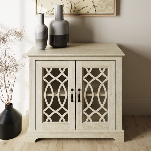 Arcata Wooden Sideboard With 2 Doors In Dusty Grey Oak