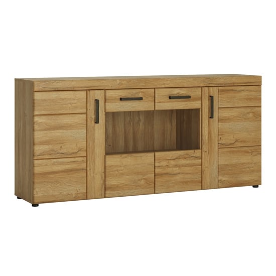 Corco Wooden Sideboard With 4 Doors In Grandson Oak